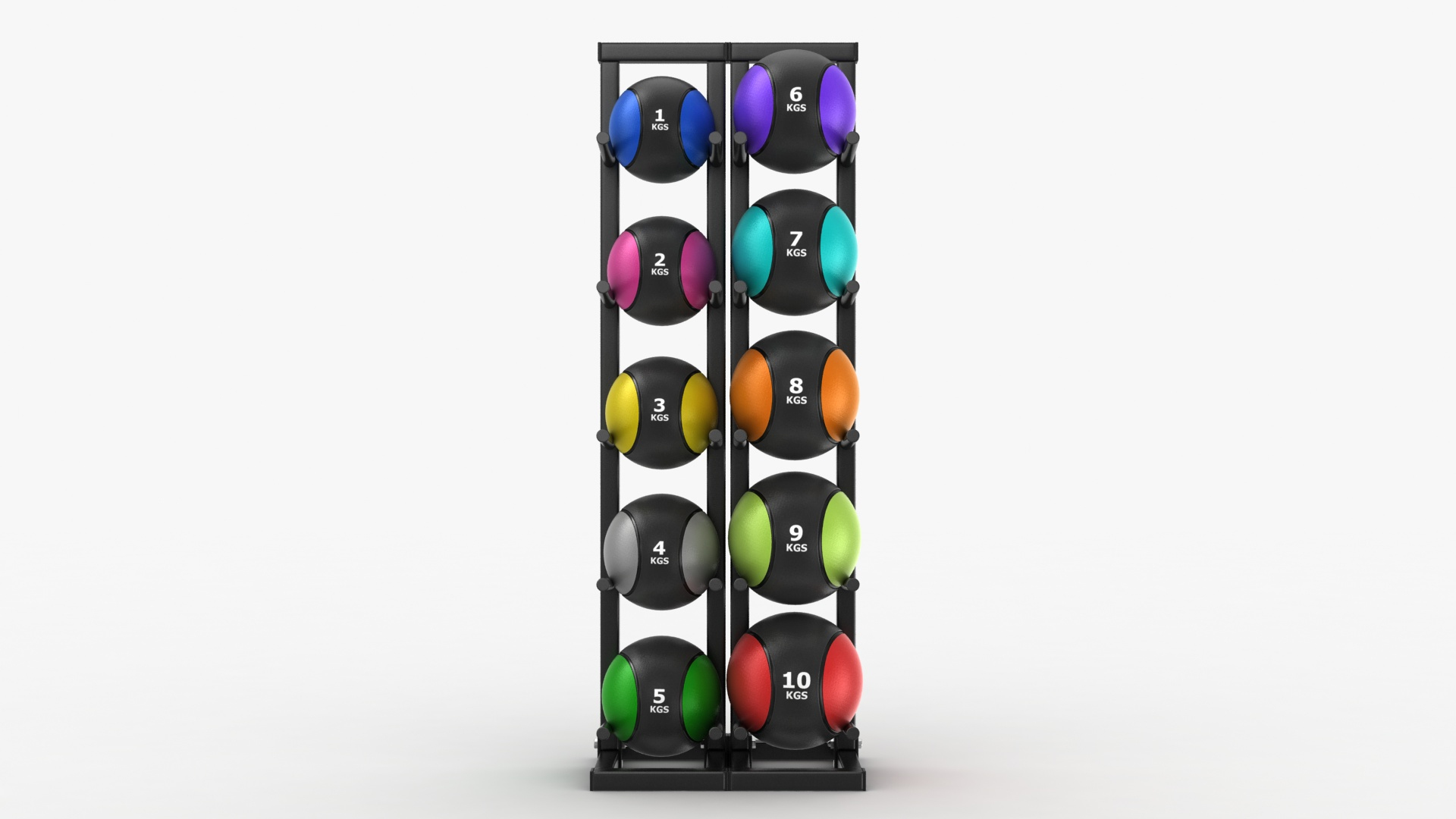 Medicine Balls Rack 3D Model - TurboSquid 1461861