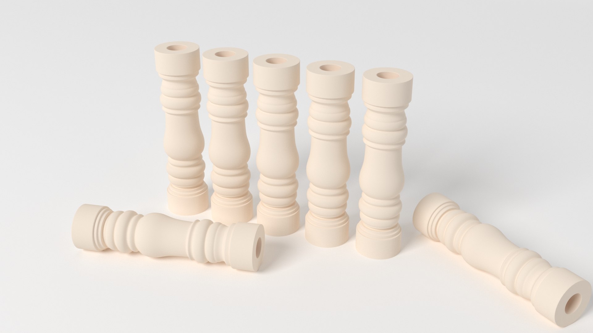 Free Railing Pillar Baluster 3d Model 3D - TurboSquid 2144432