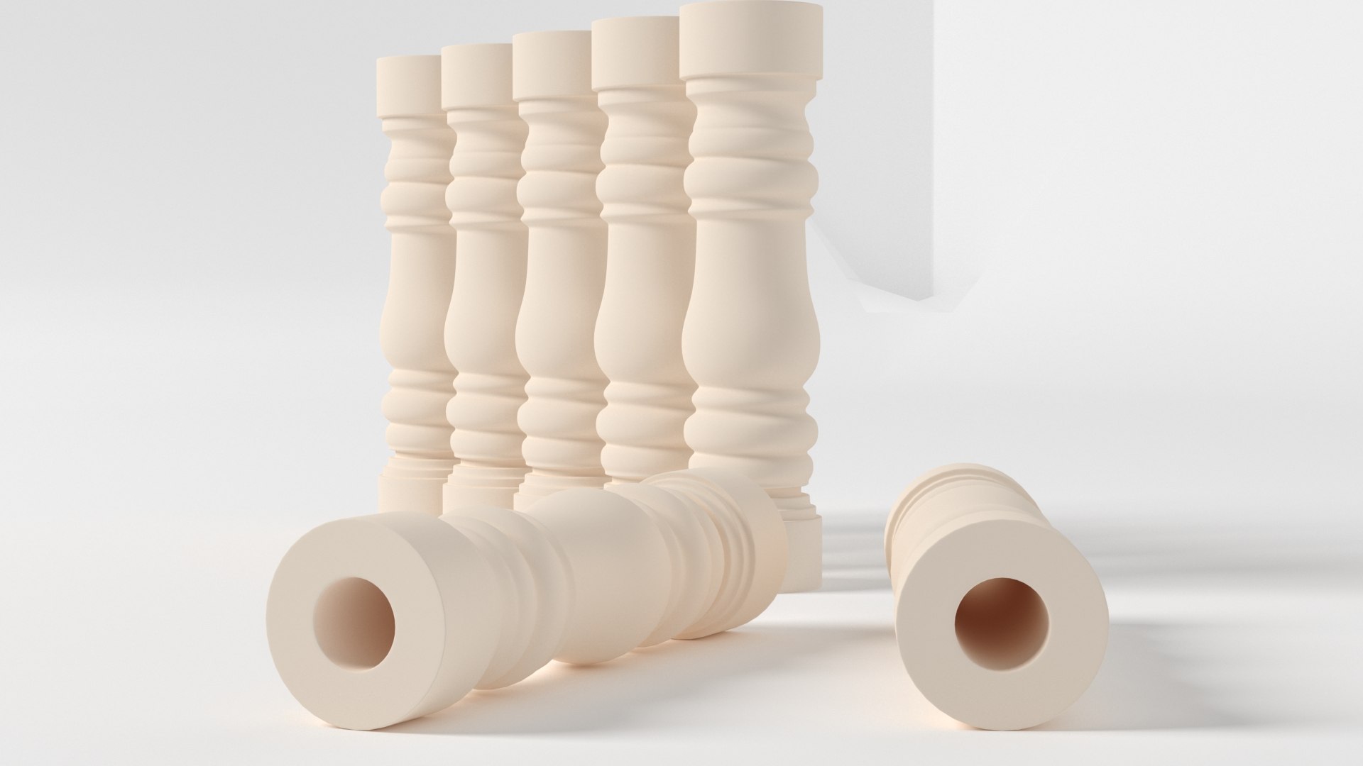 Free Railing Pillar Baluster 3d Model 3D - TurboSquid 2144432