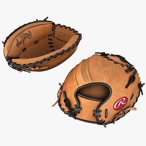 baseball catchers glove 3d model