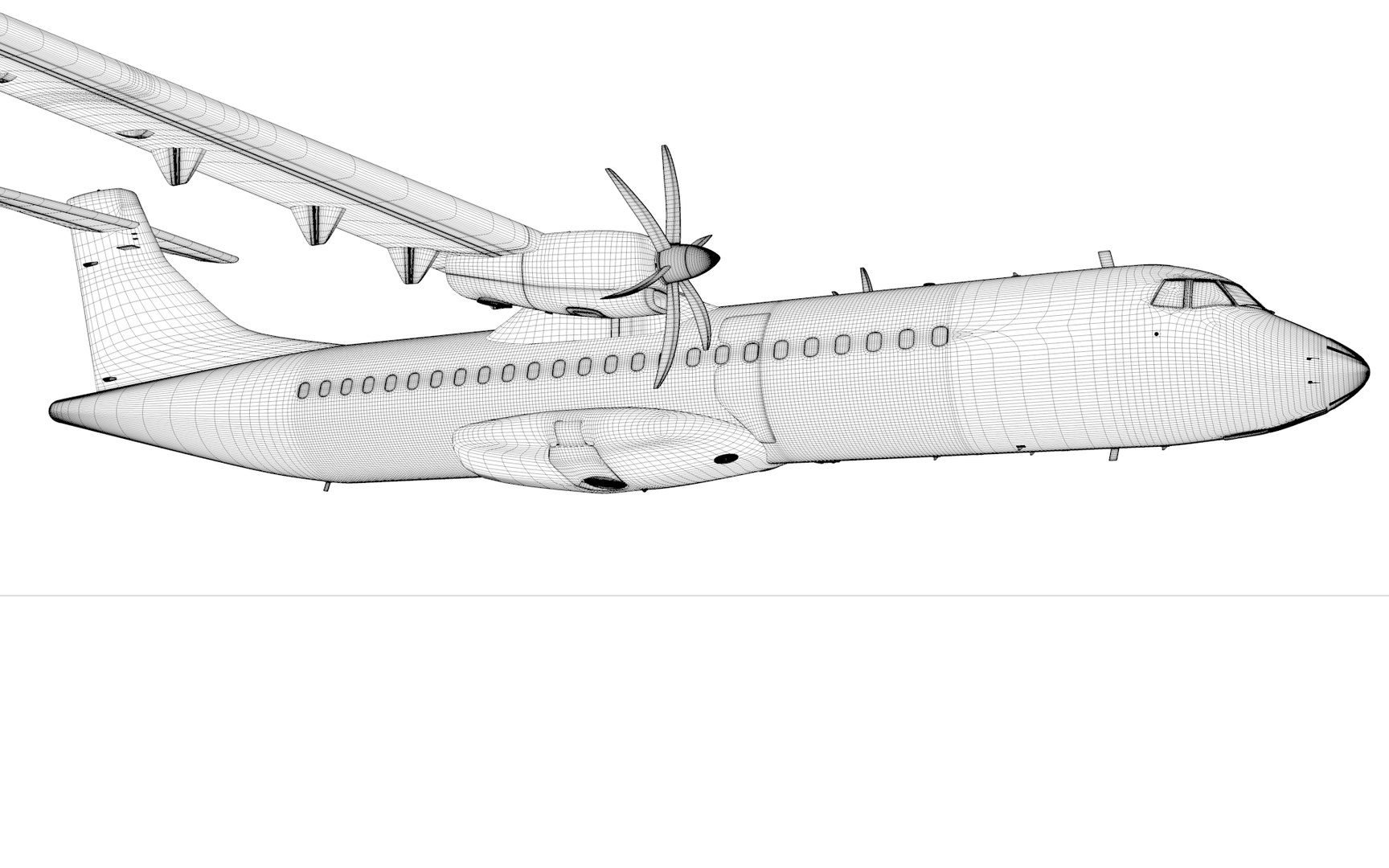 ATR 72 AEROMAR L1612 3D model - TurboSquid 1866914