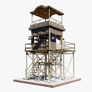 3D model Military Tower