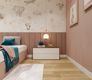 3D Girls Room