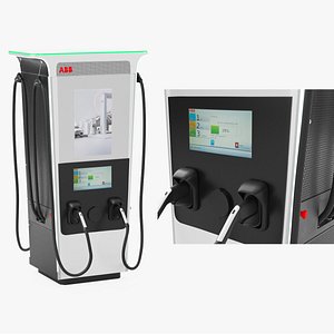 ABB Terra 360 Hypercharger EV Charging Station 3D model