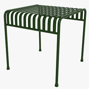 Hay Palissade Striped Outdoor Furniture Green Table model