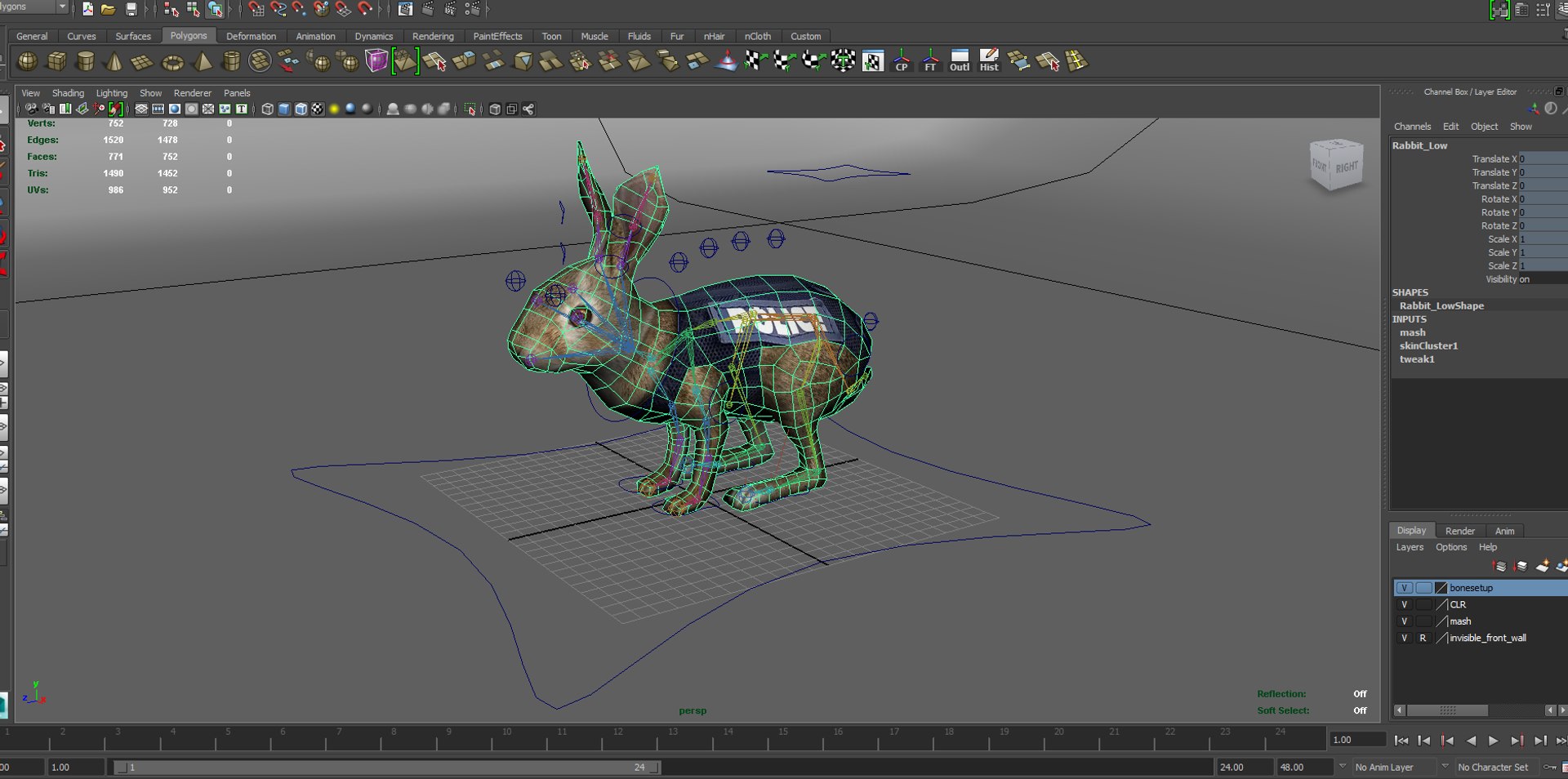 Police Rabbit Rigged 3D Model - TurboSquid 1198709