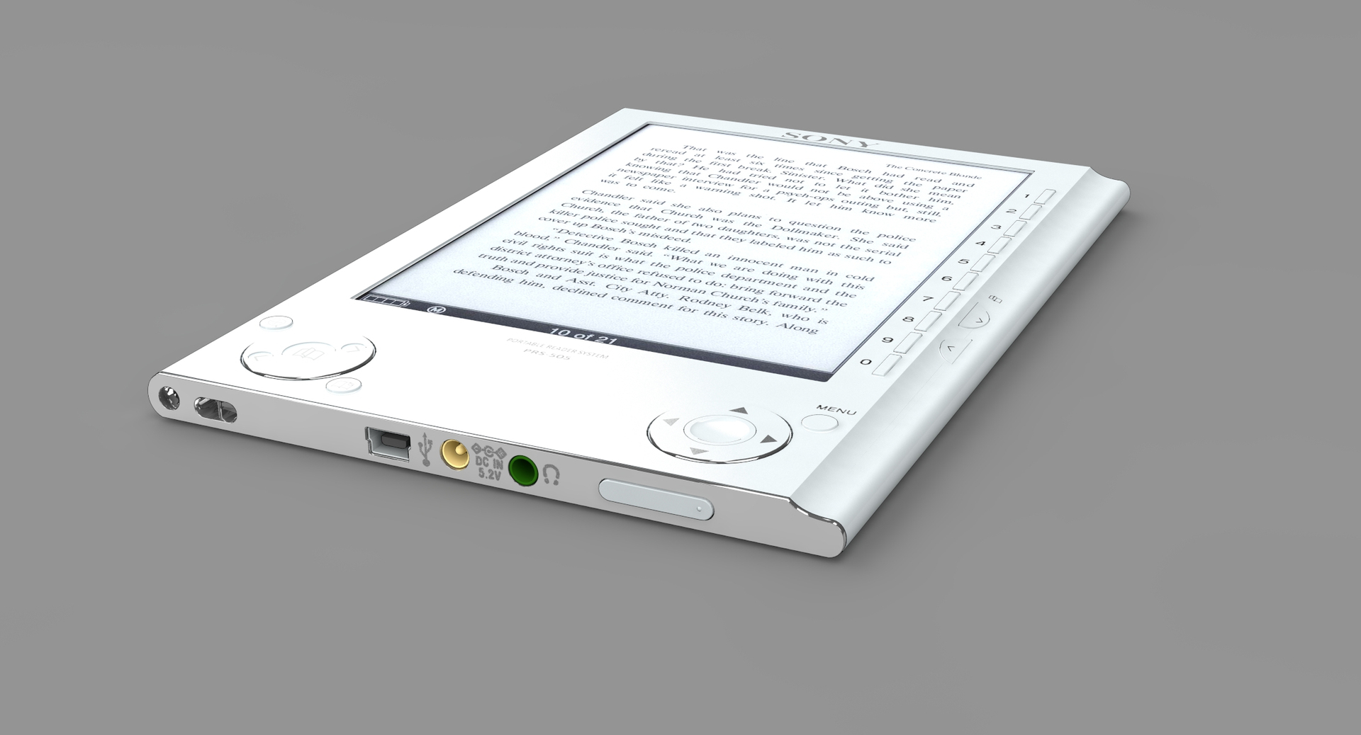 Lightwave Sony E-reader