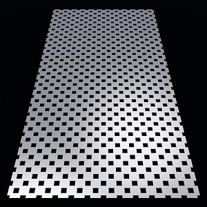 Perforated panel with 24 percent opening 25O130