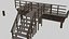 Pack tempiale shintoista giapponese basso poli con materiali PBR