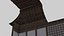 Pack tempiale shintoista giapponese basso poli con materiali PBR