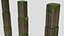 Pack tempiale shintoista giapponese basso poli con materiali PBR