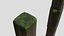 Pack tempiale shintoista giapponese basso poli con materiali PBR