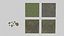 Pack tempiale shintoista giapponese basso poli con materiali PBR