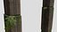 Pack tempiale shintoista giapponese basso poli con materiali PBR
