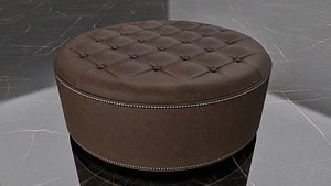 Leather Ottoman Foot Rest