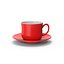 3D Red Tea Cup And Saucer