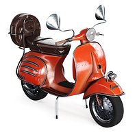Vintage moto vespa bike