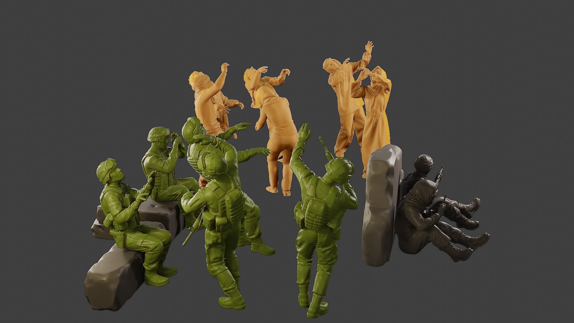 3D Conflict Scene Figurine Print ESFP1 Pack1 model https://p.turbosquid.com/ts-thumb/Pg/kuZ9Js/zB/conflictscenefigurineprintesfp1pack10016/jpg/1728813903/1920x1080/fit_q87/943b3309052d85a24837c6132e74b4c10f97e40a/conflictscenefigurineprintesfp1pack10016.jpg