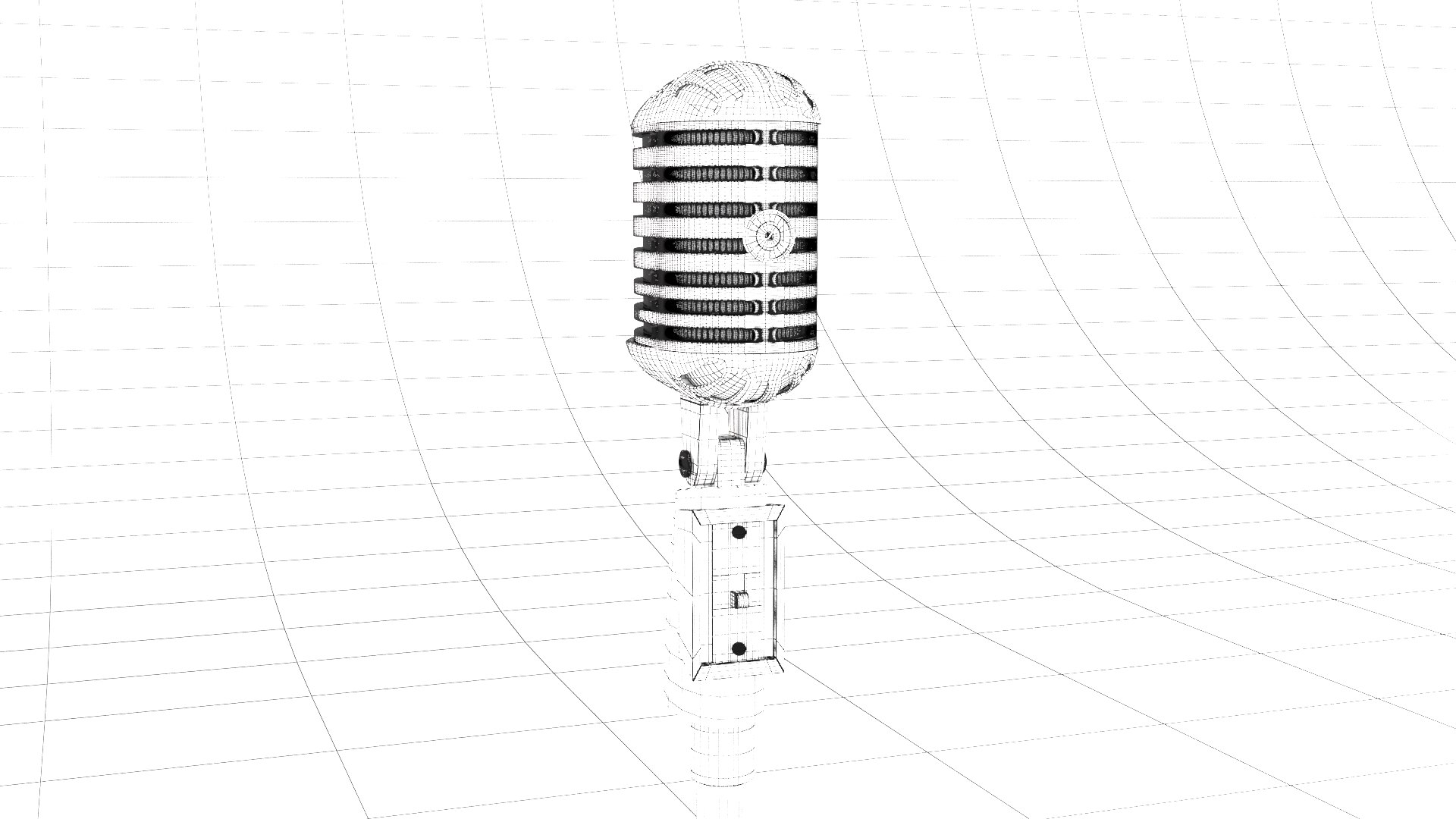 3D laos Shure SH55 microphone model - TurboSquid 1877787