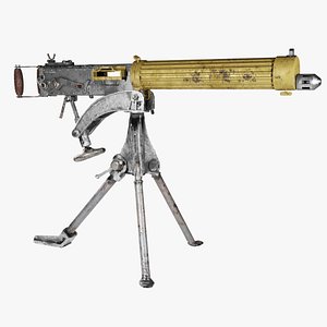 3D model Colt Vickers Machine Gun Model 1915