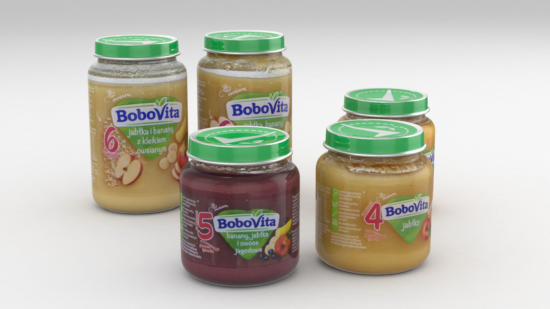 3D Model Baby Food Jar - TurboSquid 1362988