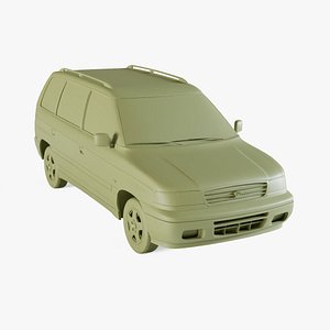 3D Mazda MPV 1997 model