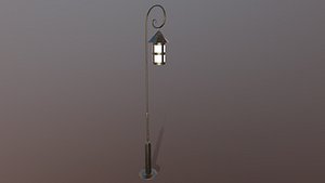 Lantern outdoor PBR low poly game ready