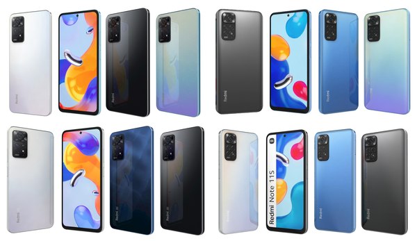 3D Xiaomi Redmi Note 11 Collection