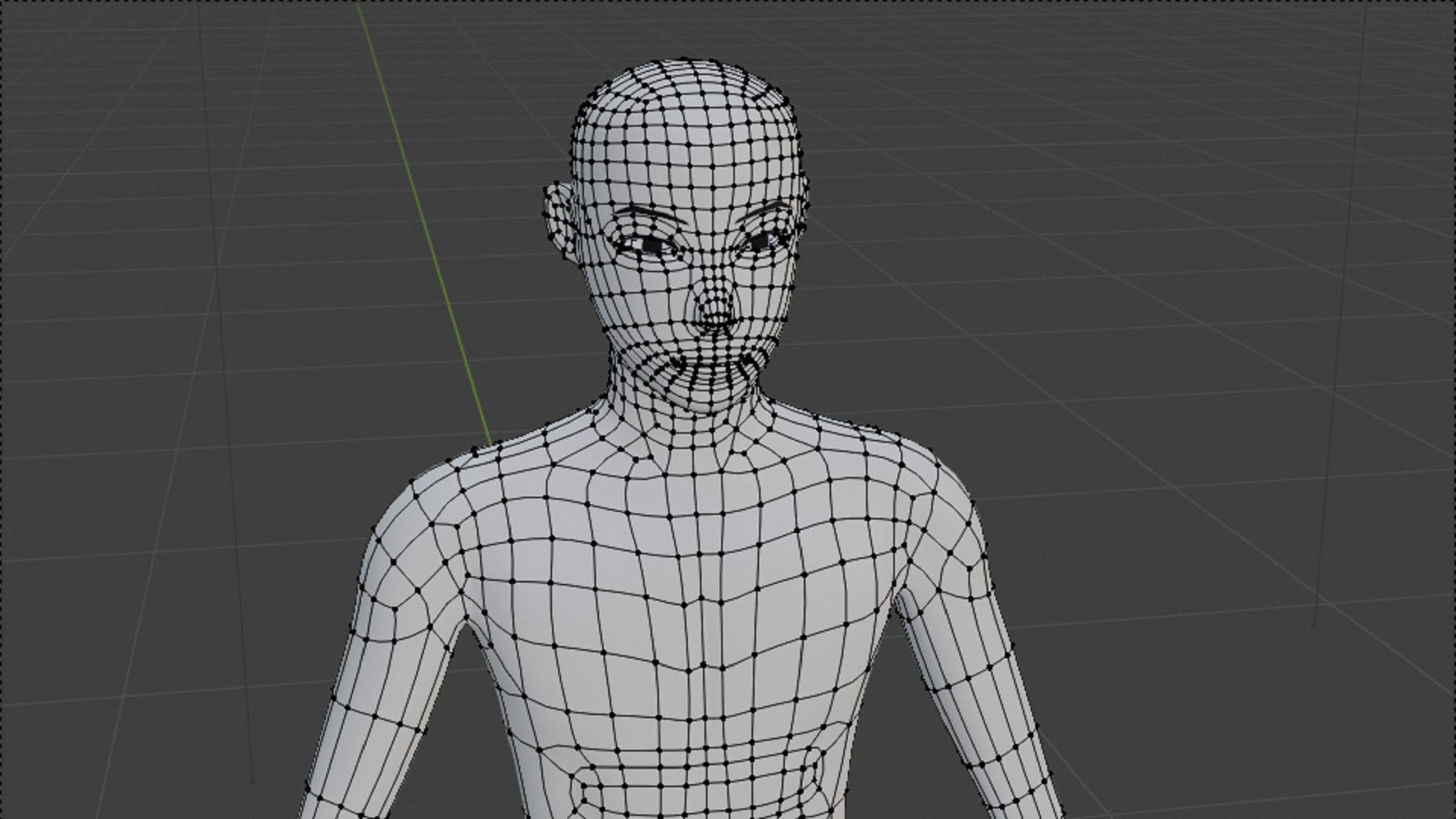 Anime Body Simple 3D Model - TurboSquid 2224062