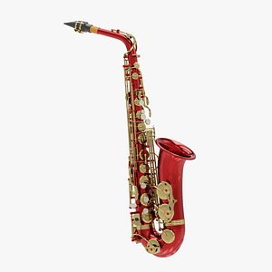 3D alto saxophone
