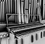 Church Pipe Organ - Rigged and with Adjustable Chair 3D
