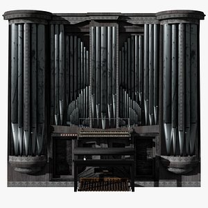 Church Pipe Organ - Rigged and with Adjustable Chair