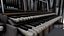 Church Pipe Organ - Rigged and with Adjustable Chair 3D