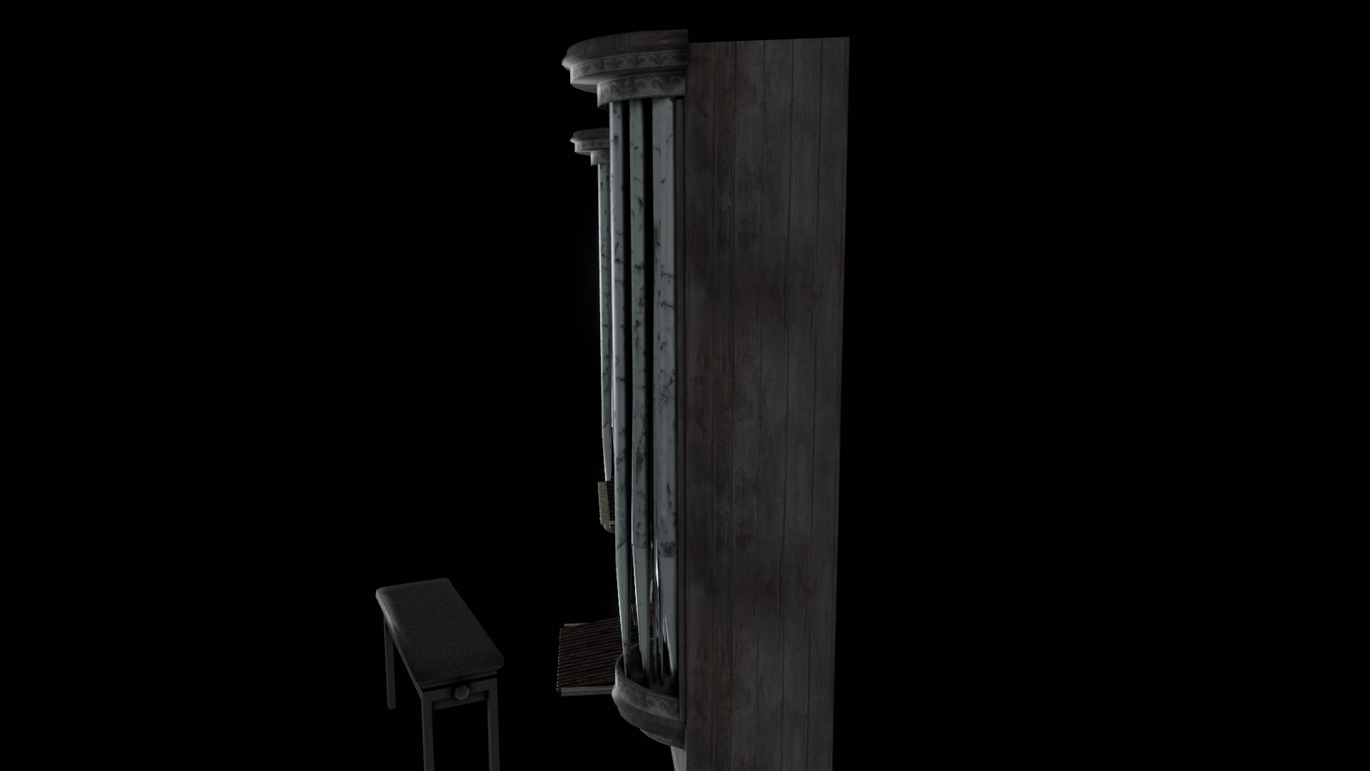 Church Pipe Organ - Rigged And With Adjustable Chair 3D - TurboSquid ...