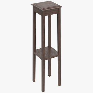 Wooden pedestal