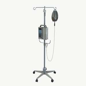 Saline infusion stand
