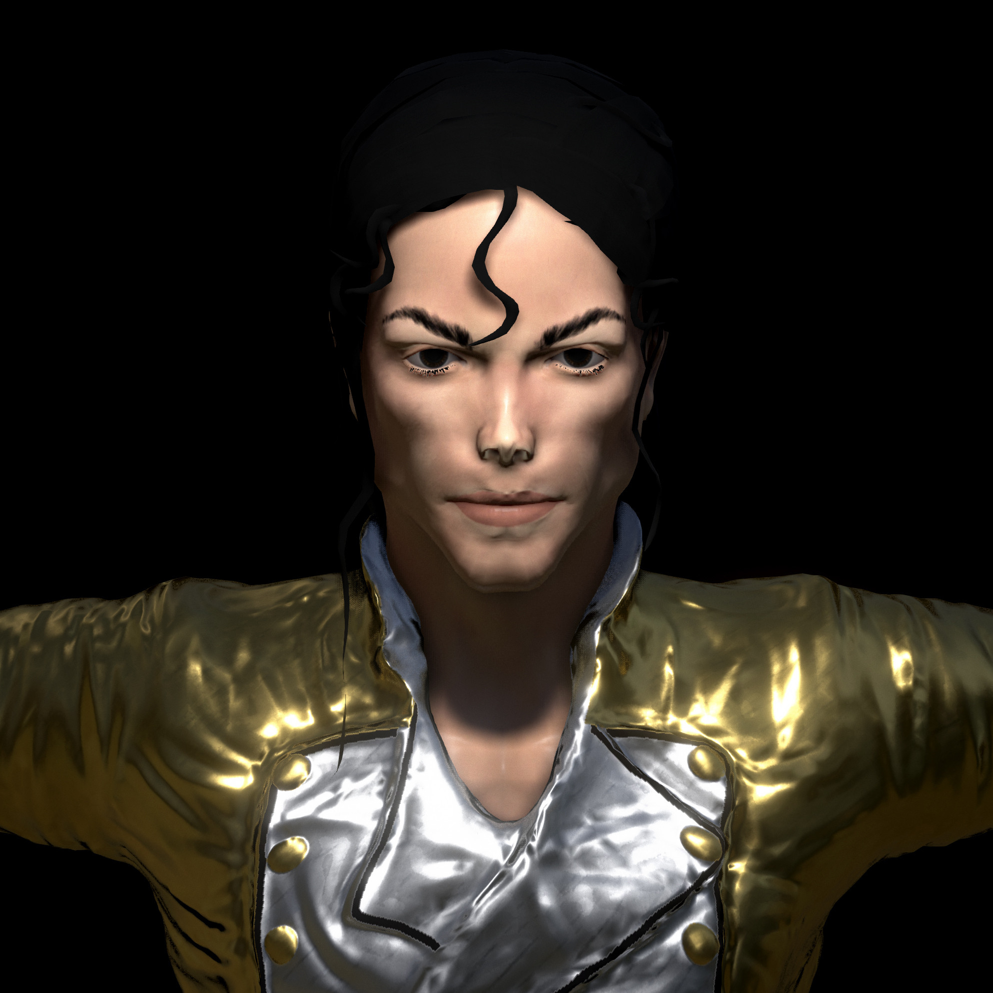 michael jackson 3d fbx