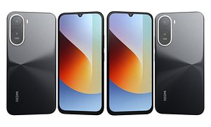 Xiaomi Redmi A7 Pro Black 3D model