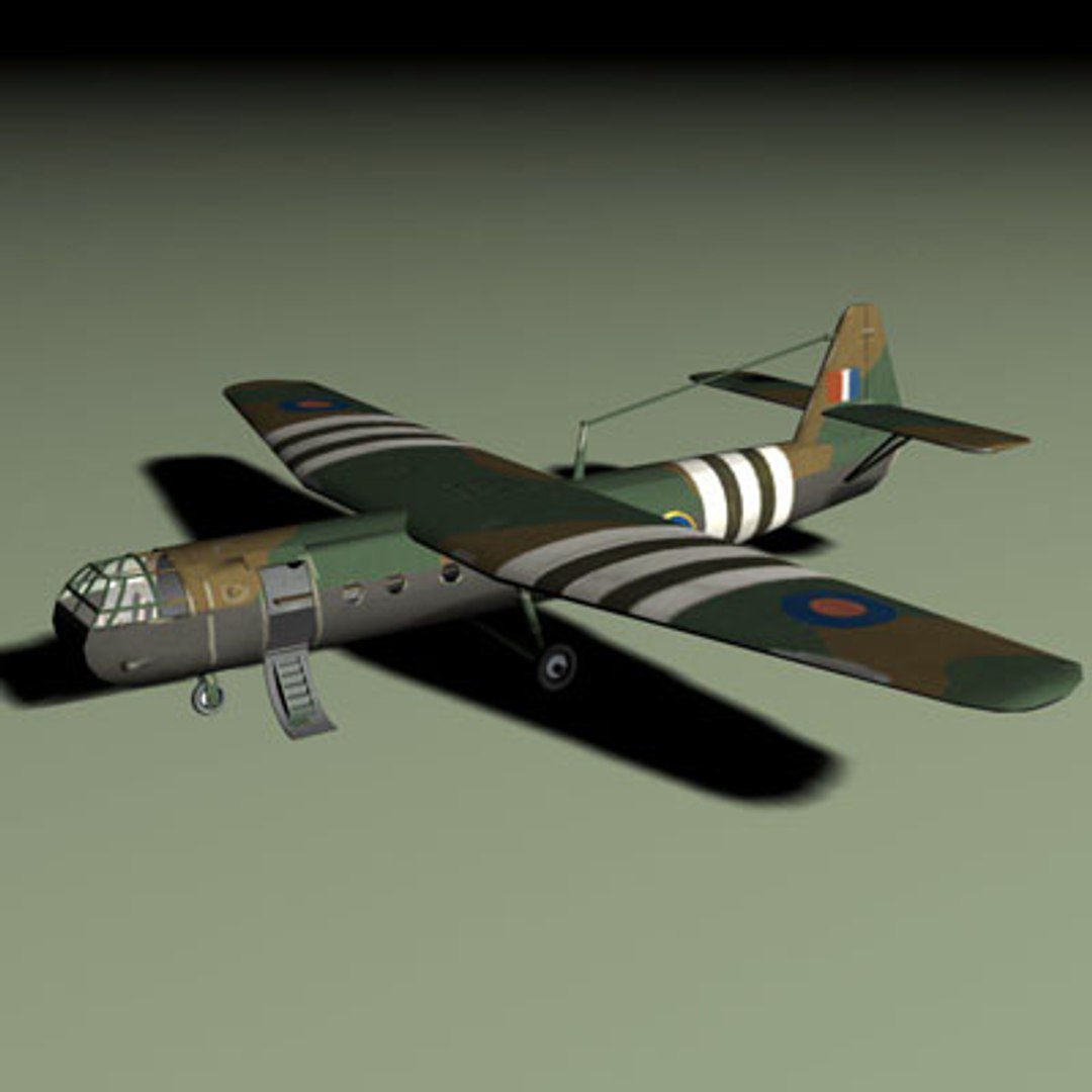 Horsa Glider 3d Model