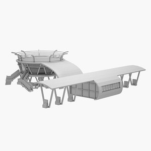 3D Hi-Tech Buildings 01