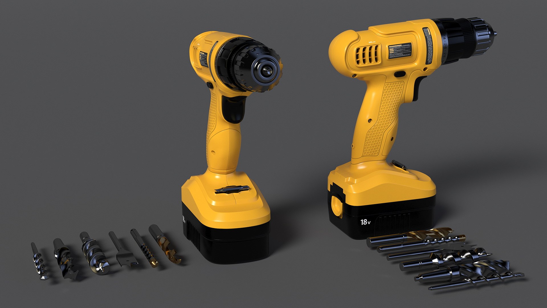 Cordless Drill with Drill Bit Set 3D https://p.turbosquid.com/ts-thumb/Ph/JITvFw/il/cordlessdrillwithdrillbitset3dsmodel007/jpg/1711413021/1920x1080/fit_q87/07d2bba817c5df1cb7d65a8d475f3b9af3355bc5/cordlessdrillwithdrillbitset3dsmodel007.jpg