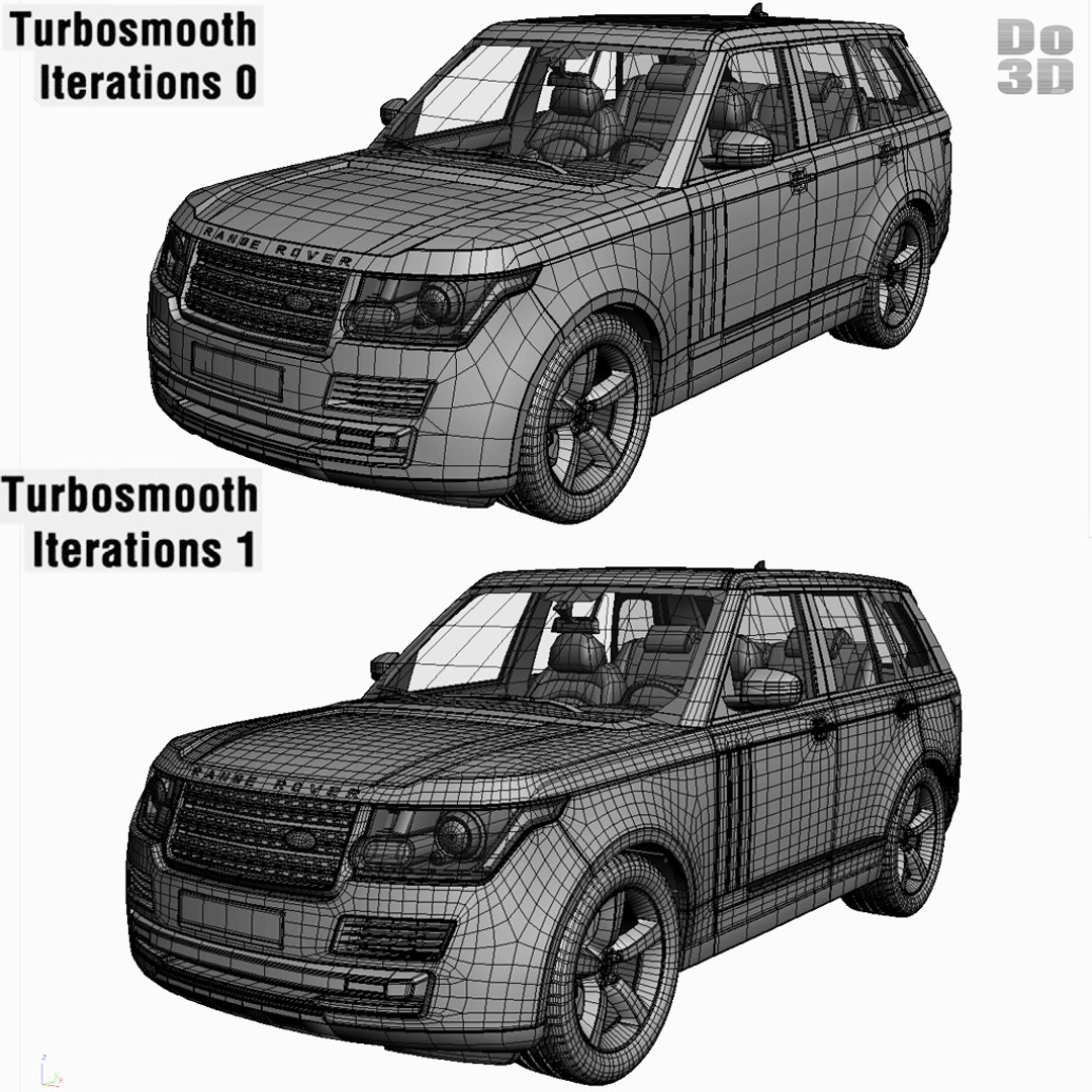 Land Range Rover 3d Model