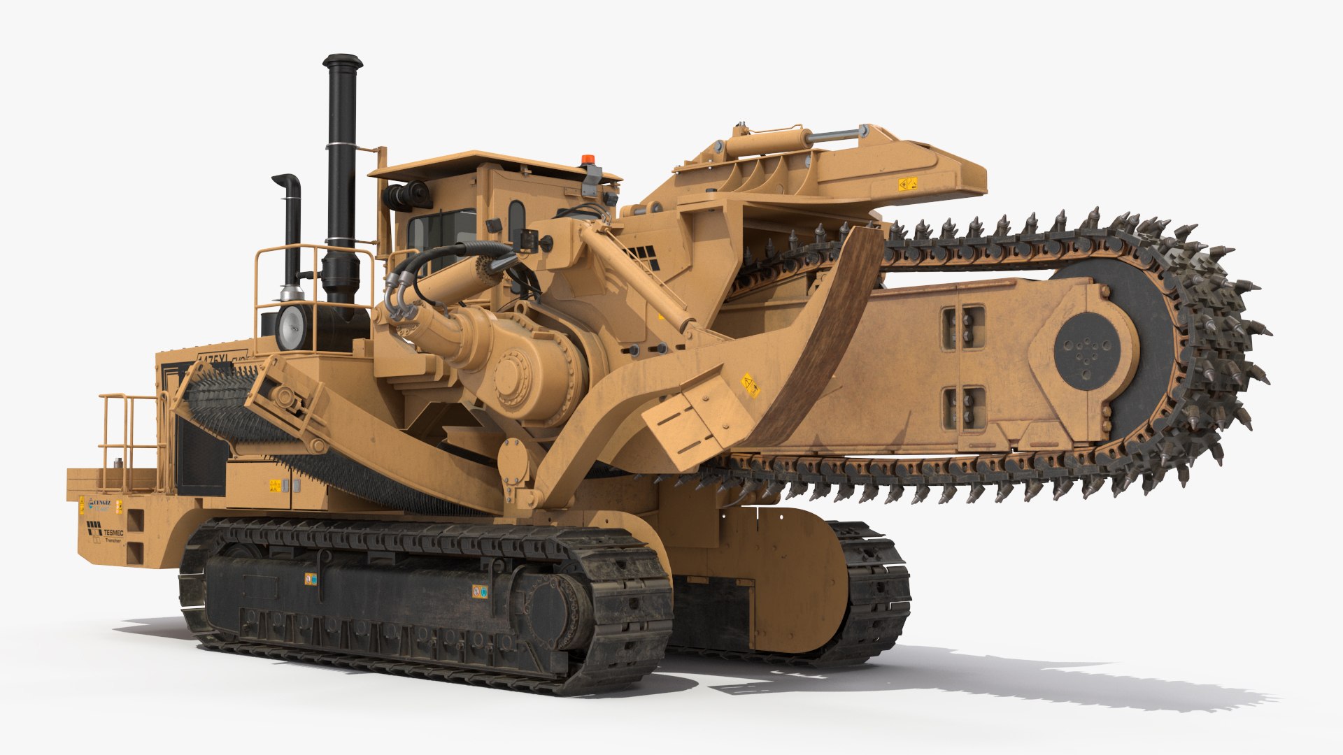 3D Chainsaw Trencher Tesmec 1475 XL EVO Dirty Rigged https://p.turbosquid.com/ts-thumb/Ph/Mi7vLF/Y6/chainsawtrenchertesmec1475xlevodirtyrigged3dmodel017/jpg/1693281563/1920x1080/fit_q87/2325b388e96a1ca2620fe159d4efce13d0ef6133/chainsawtrenchertesmec1475xlevodirtyrigged3dmodel017.jpg