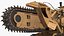 Tronçonneuse Trancheuse Tesmec 1475 XL EVO Dirty Rigged