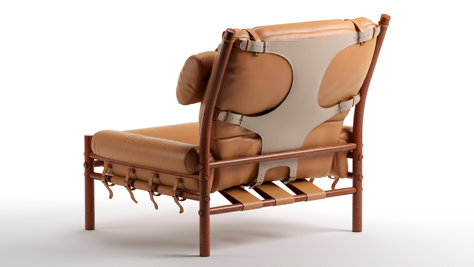 Scandinavian Modern Arne Norell Leather Inca Lounge Chair model ...