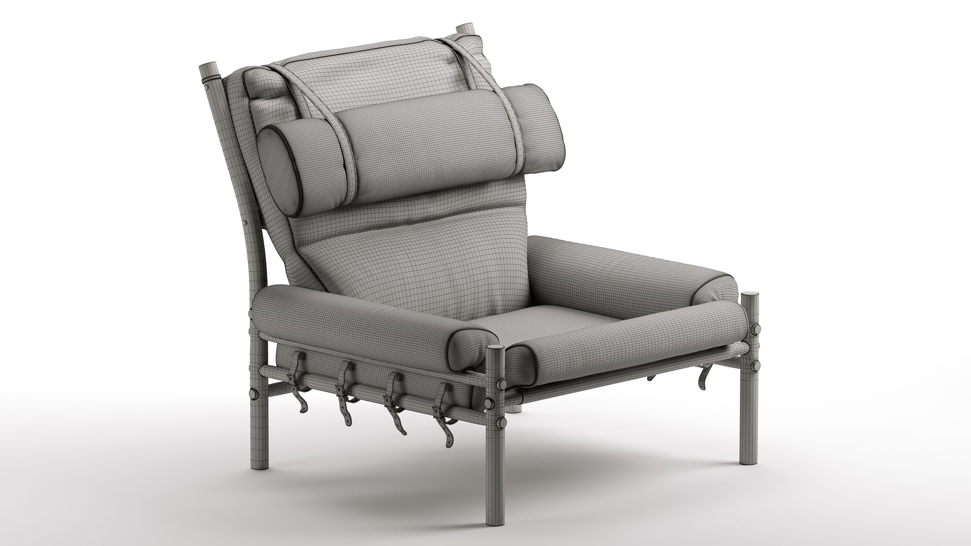 Scandinavian Modern Arne Norell Leather Inca Lounge Chair model ...