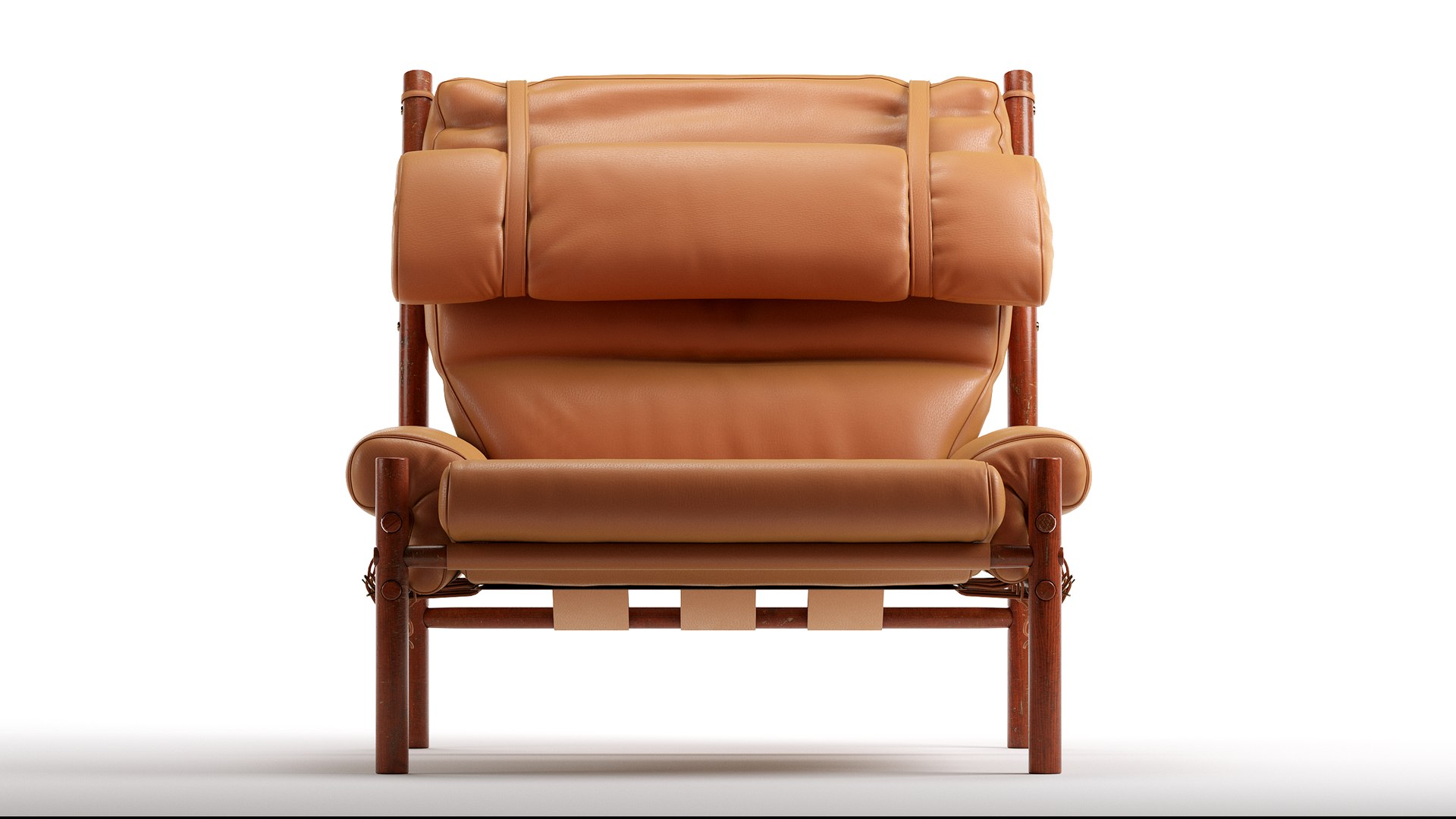 Scandinavian Modern Arne Norell Leather Inca Lounge Chair model ...