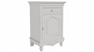 Left bedside table Marseille 3D model