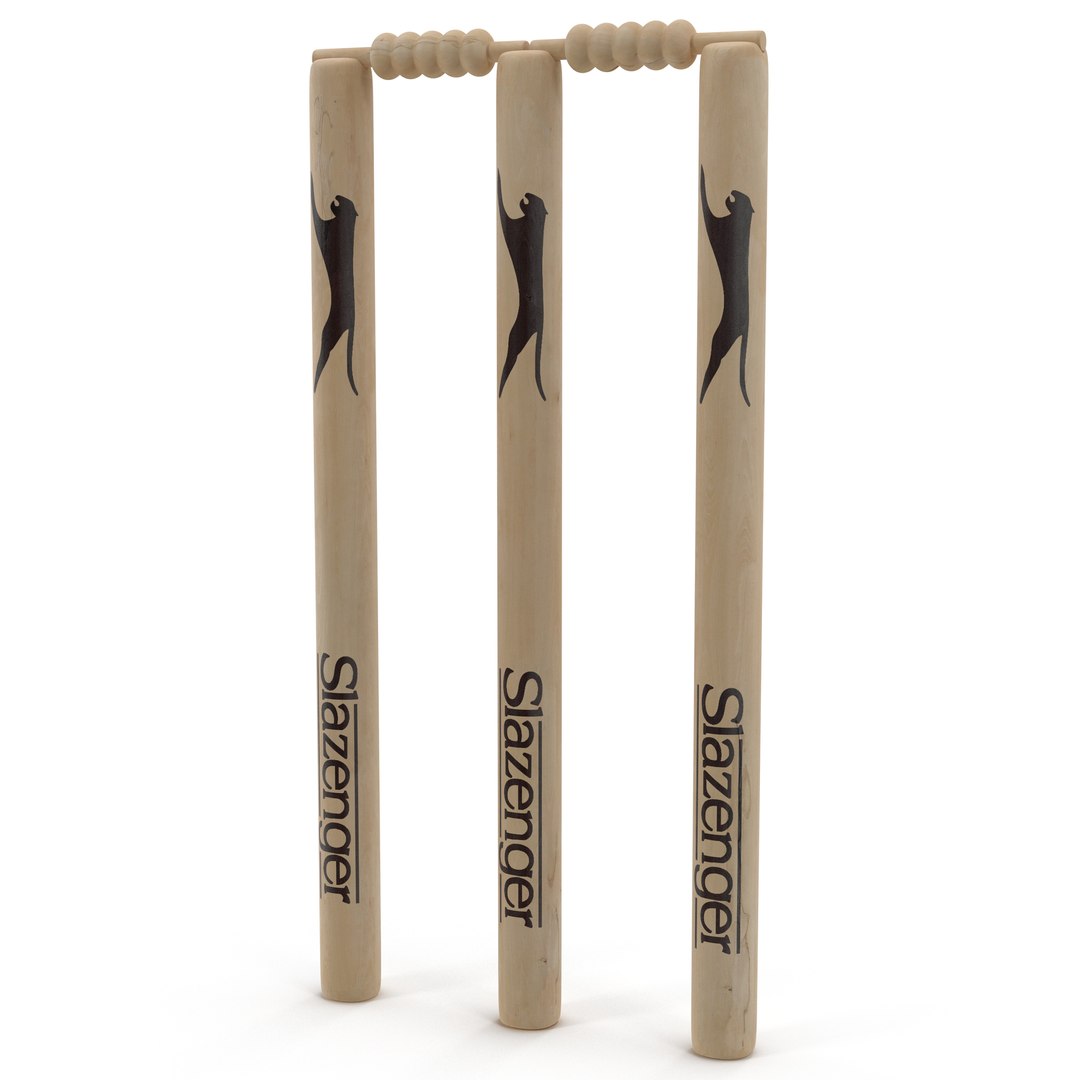 Cricket Wicket Slazenger 3D model preview