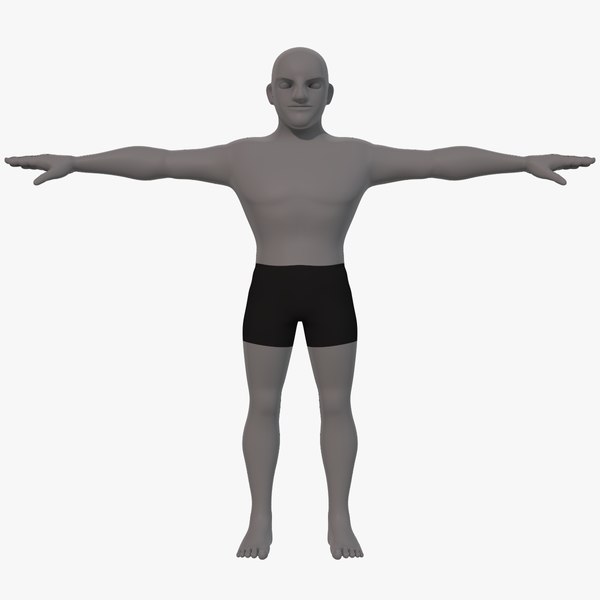 3D base mesh man character - TurboSquid 1318342